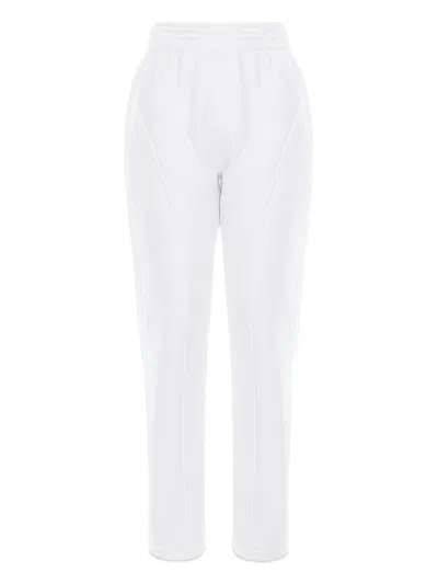 Hamza Kora Seam-detail Sweatpants In White