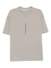 Hamza Linear-print T-shirt In Gray