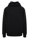 Hamza Long-sleeve Kangaroo-pocket Hoodie In Black