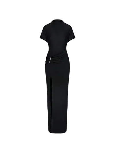 Hamza Portofino Maxi Dress In Black