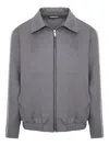 Hamza Rud Zipped Jacket In Gray