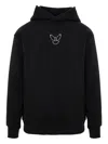Hamza Saint Graphic Hoodie In Black