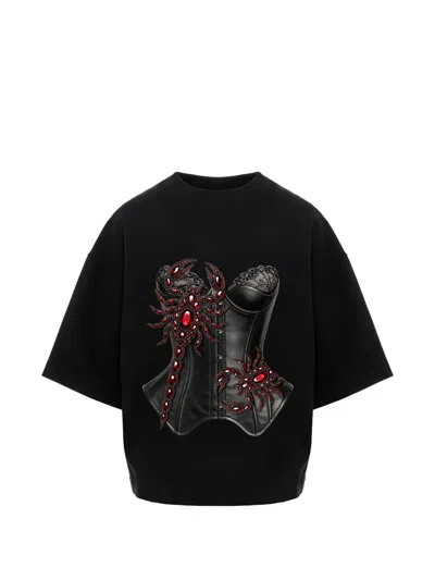 Hamza T-shirt Mit Skorpion-print In Black