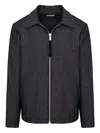 Hamza Six Zipped Jacket In Black