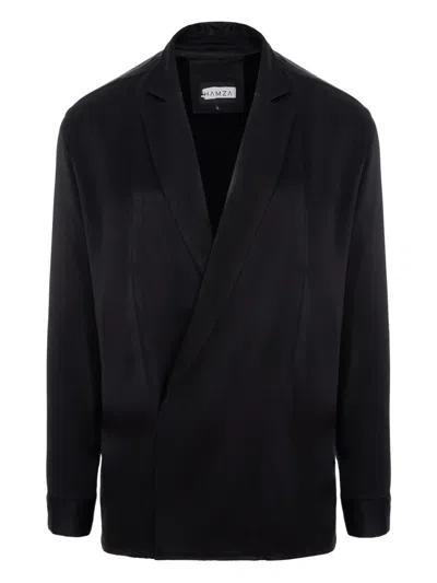 Hamza Thom Jacket In Black