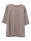 Hamza Thom Raw-edge T-shirt In Brown
