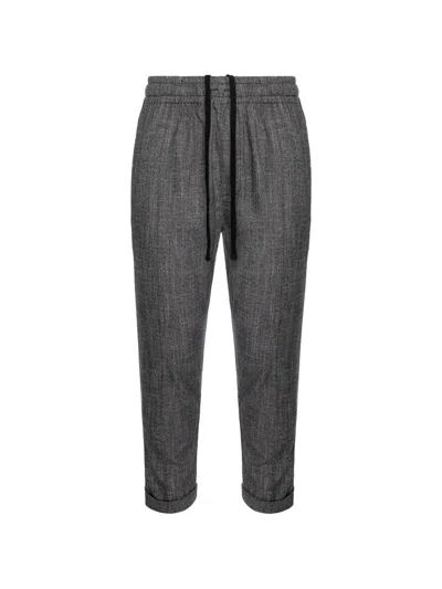 Hamza Thom Tailored Trousers In Gray