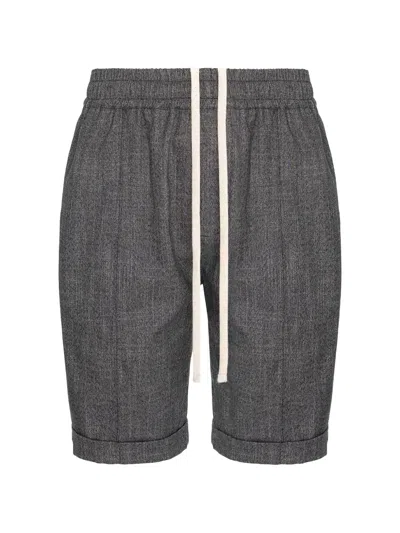 Hamza Thomas Drawstring-waist Shorts In Gray