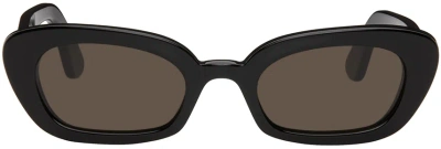 Han Kjobenhavn Black Iris Sunglasses In Brown Black