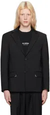 Han Kjobenhavn Black Single-breasted Blazer In Black