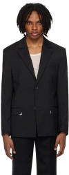 Han Kjobenhavn Decorative-plaque Blazer In Black