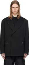 Han Kjobenhavn Mens Boxy Suit Blazer In Black