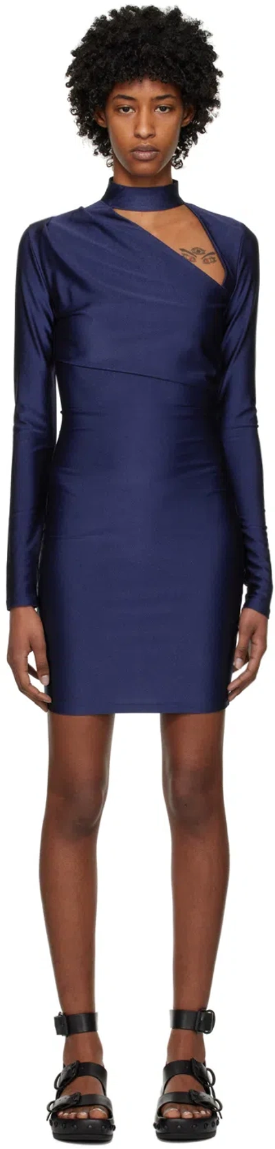 Han Kjobenhavn Blue Cutout Minidress