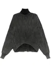 Han Kjobenhavn Crinkled Sweater In Black