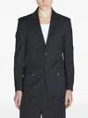 Han Kjobenhavn Decorative-plaque Blazer In Black
