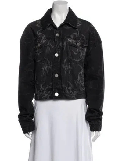Pre-owned Han Kjobenhavn Denim Jacket In Black