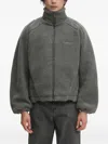 Han Kjobenhavn Fleece Zip-up Jacket In Gray