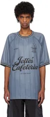 Han Kjobenhavn Gray Logo Football Ss T-shirt In Mist Grey
