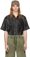 Han Kjobenhavn Gray Loose Bowling Shirt In Mist Grey