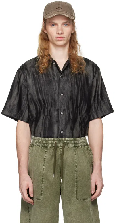 Han Kjobenhavn Gray Loose Bowling Shirt In Mist Grey