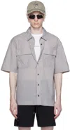 Han Kjobenhavn Gray Plaque Shirt In Grey