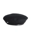 Han Kjobenhavn Han Kjøbenhavn Woman Hat Black Size Xs/s Textile Fibers In Black