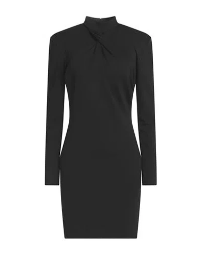 Han Kjobenhavn Han Kjøbenhavn Woman Mini Dress Black Size S Polyester, Elastane