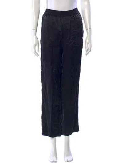 Pre-owned Han Kjobenhavn Linen Wide Leg Pants In Blue