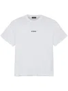 Han Kjobenhavn T-shirt Mit Logo-stickerei In Weiss