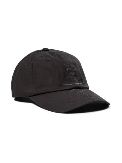 Han Kjobenhavn Baseballkappe Mit Logo-schild In Schwarz