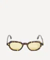Han Kjobenhavn Oval Banks Acetate Sunglasses In Yellow