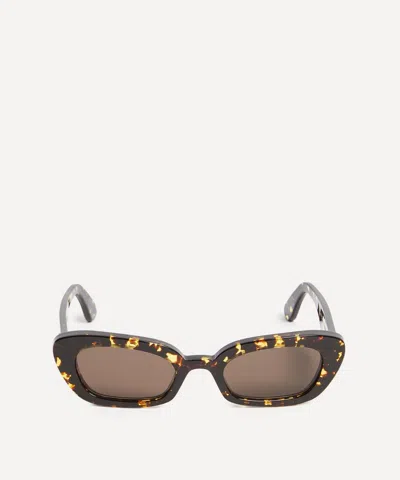 Han Kjobenhavn Oval Iris Acetate Sunglasses In Tan