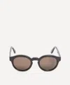Han Kjobenhavn Round Dan Acetate Sunglasses In Dark Brown