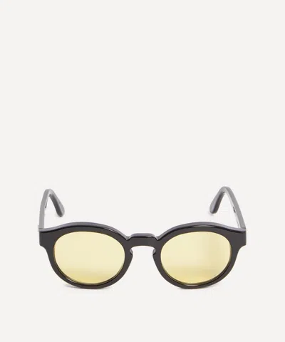Han Kjobenhavn Round Dan Acetate Sunglasses In Yellow