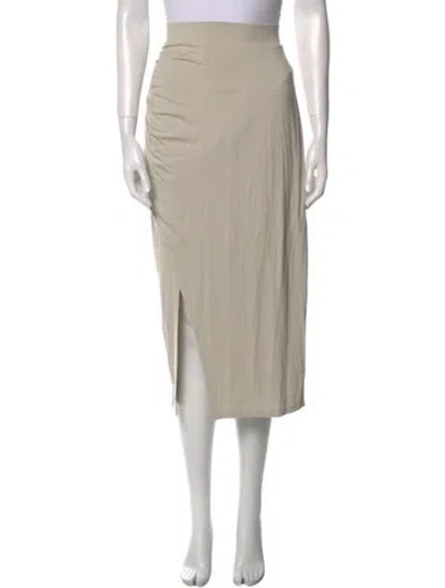 Pre-owned Han Kjobenhavn Midi Length Skirt In Neutral