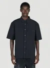 Han Kjobenhavn Short-sleeves Pocket Shirt In Black