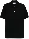 Han Kjobenhavn Black Three-button Polo In Black