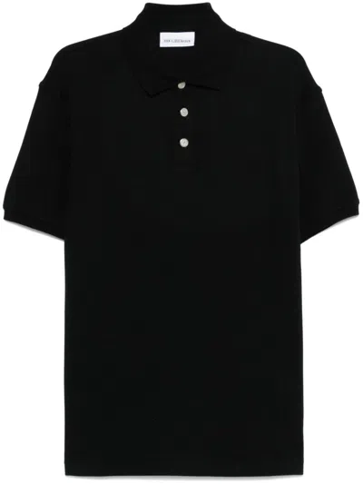 Han Kjobenhavn Black Three-button Polo