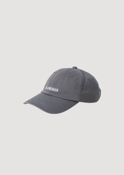Han Kjobenhavn Simple 6 Panel Hat In Gray