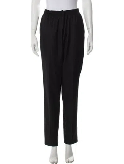 Pre-owned Han Kjobenhavn Straight Leg Pants In Black