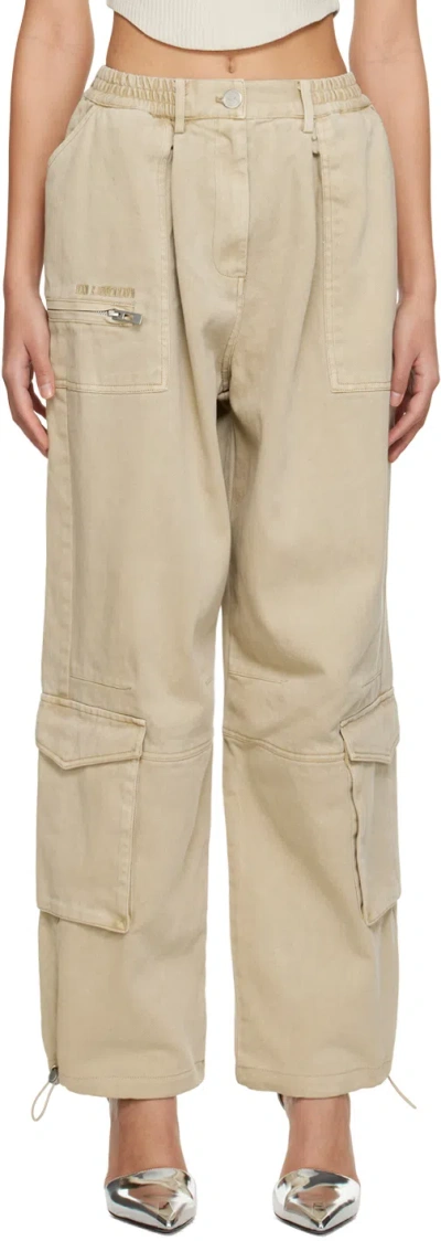 Han Kjobenhavn Tan Boxy Cargo Trousers In Sand