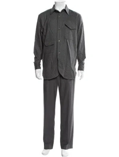 Pre-owned Han Kjobenhavn Utility Jacket In Gray