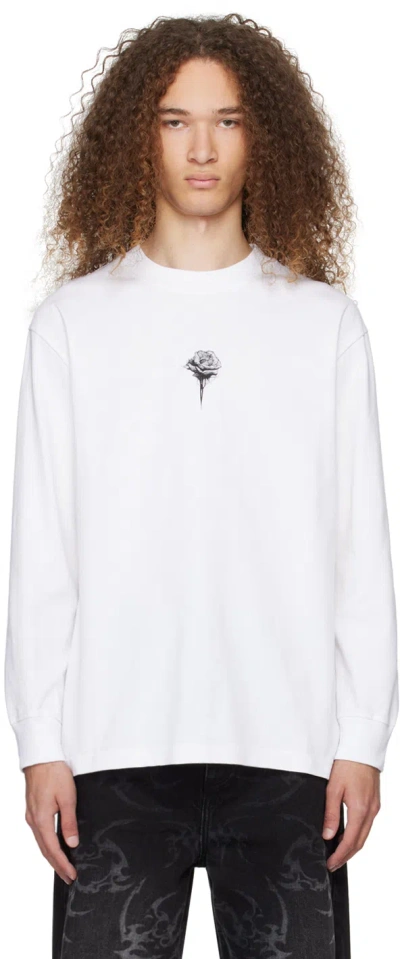 Han Kjobenhavn White Rose Long Sleeve T-shirt