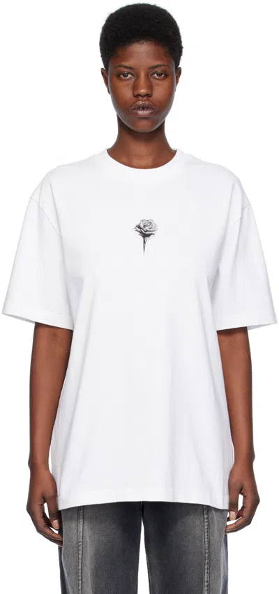 Han Kjobenhavn White Rose T-shirt