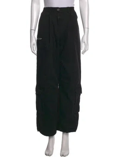 Pre-owned Han Kjobenhavn Wide Leg Pants In Black