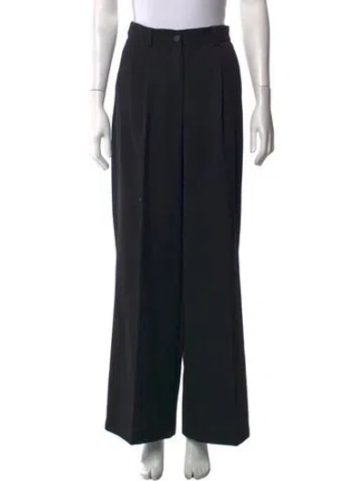 Pre-owned Han Kjobenhavn Wide Leg Pants In Black