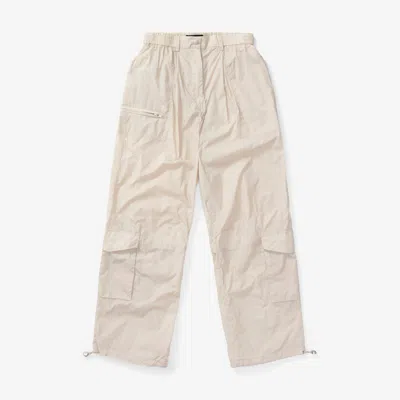 Han Kjobenhavn Wmns Nylon Boxy Cargo Trousers In Neutral