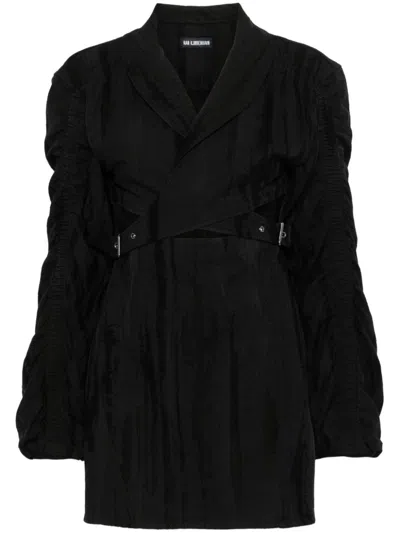 Han Kjobenhavn Wrap Mini Dress In Black