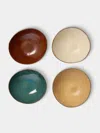 Hana Karim Studio Hand-built Stoneware Ramen Bowls (set Of 4) In Multi