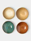 Hana Karim Studio Hand-built Stoneware Tapas Bowls (set Of 4) In Multi